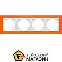 Рамка Efapel Рамка четырехместная ANIMATO Logus универсальная оранжевый 90940 TJG