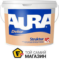 Краска Aura Краска структурная Dekor Struktur мат белый 2.5л