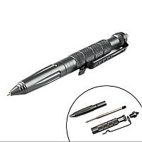 Набір для виживання тактична ручка tactical pen сірий алюміній PRC
