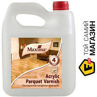 Maxima Лак паркетный полиуретан-акриловый Acrylic parquet varnish шелковистый мат бесцветный 2.5 л