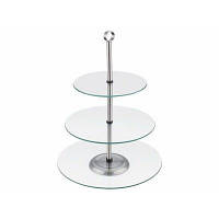 Фруктовниця 3 яруси скло Peterhof PH-12868
