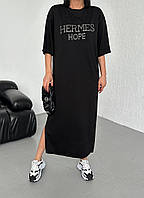 Жіноча футболка вільного крою 0012 сукня туніка (S M L розмір) Туреччина