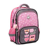 Рюкзак школьный ортопедический для первоклассника Yes I Love Corgi S-72, для девочек, розовый (559596)