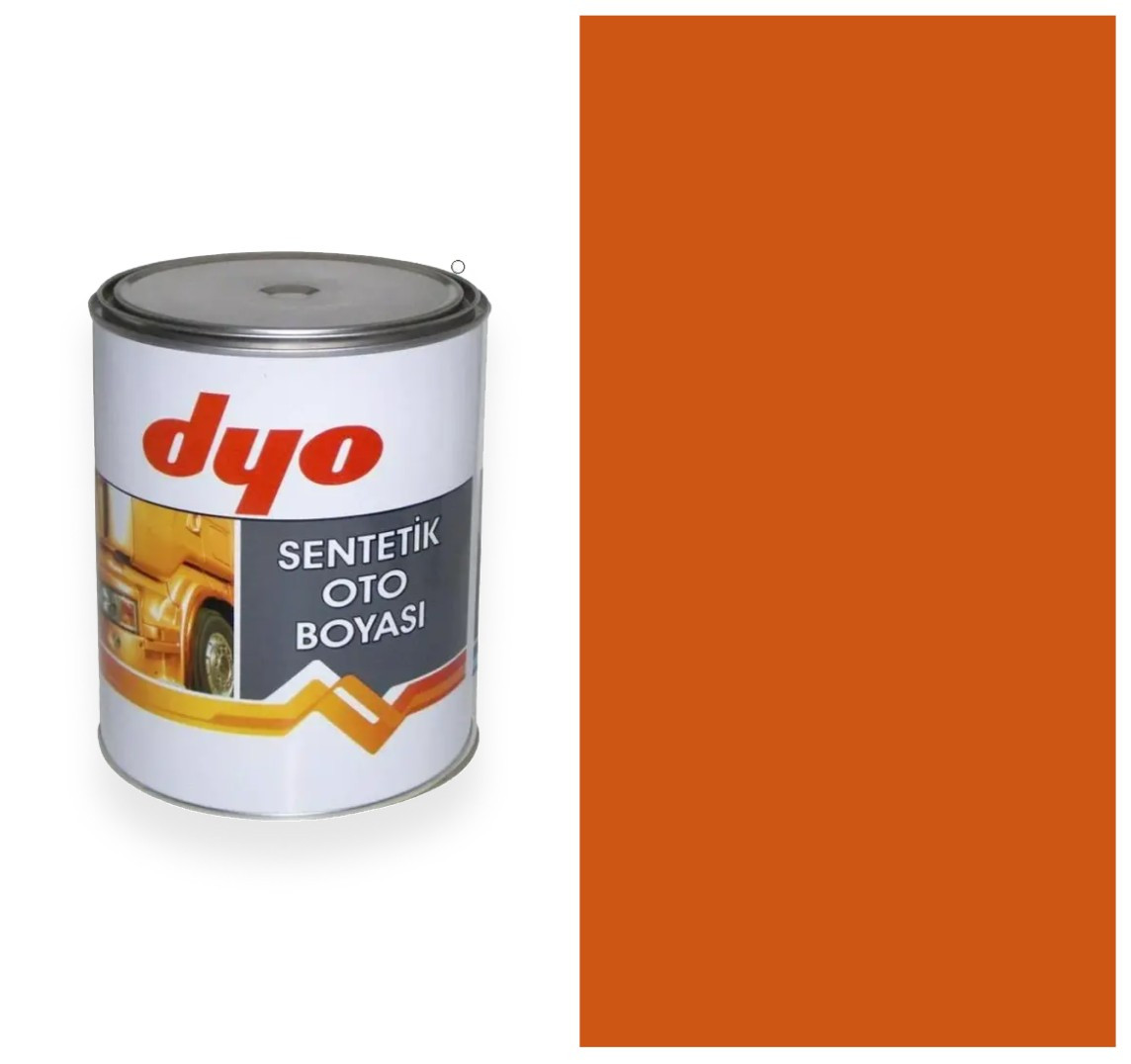Автомобільна алкідна фарба Dyo Камаз помаранчева 1л, фото 1