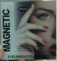 Накладні вії Lewer Eye Lashes Magnetic Mini (вії/5 шт. + пінцет/1 шт. + підводка/2 шт.)