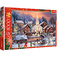 Пазлы Trefl Белое Рождество 1000 элементов 68х48 см 10602 FT, код: 8264310