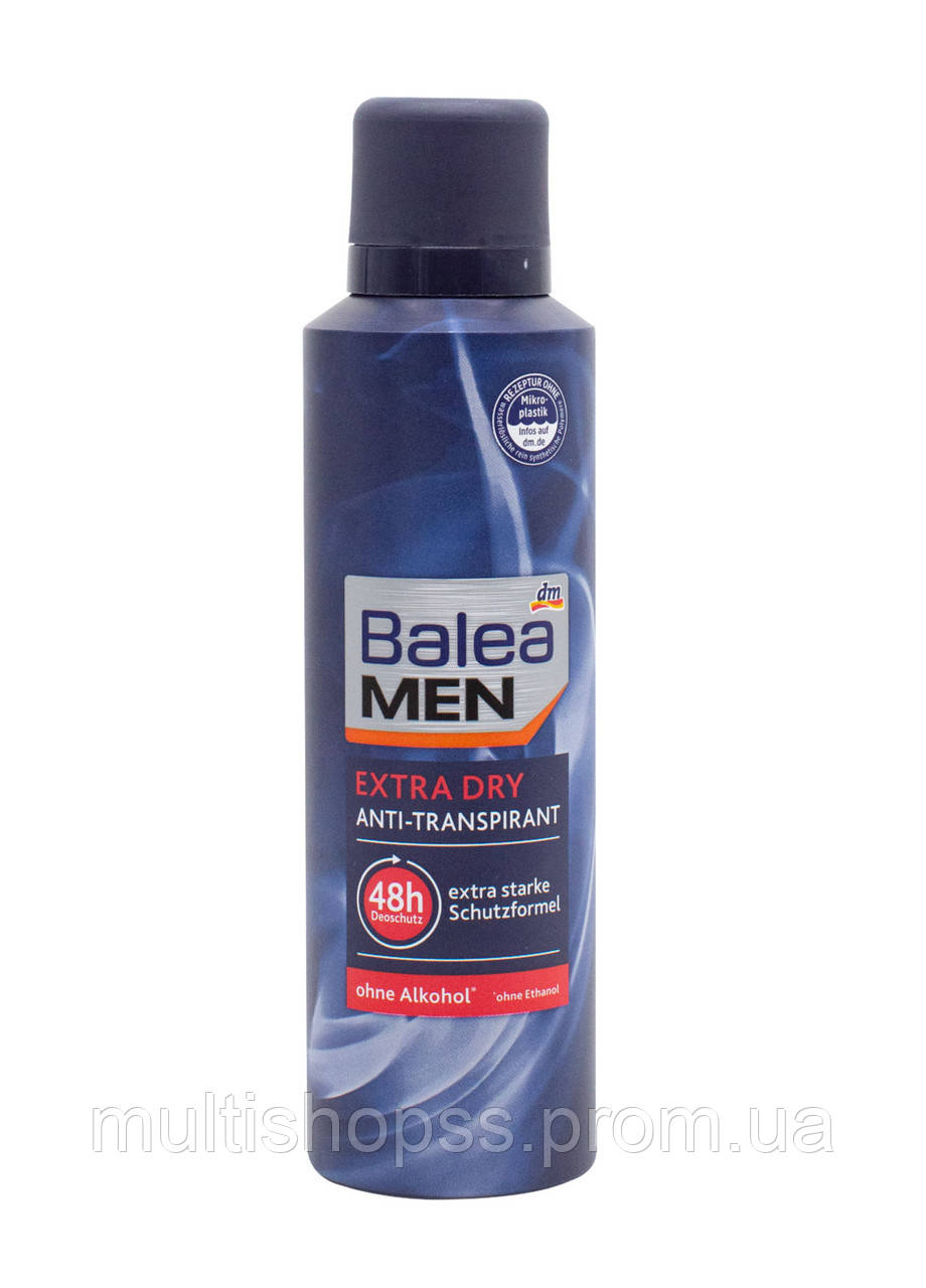 Дезодорант-антиперспірант Balea MEN Extra Dry 200 мл MP, код: 8080273