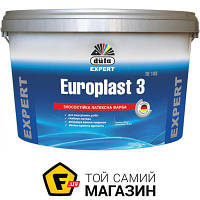 Краска Dufa Краска латексная водоэмульсионная Europlast 3 DE 103 глубокий мат белый 2.5л