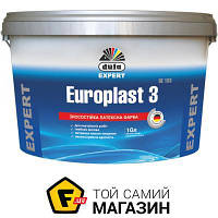 Краска Dufa Краска латексная водоэмульсионная Europlast 3 DE 103 глубокий мат белый 10л