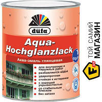 Эмаль Dufa Акваэмаль Aqua-Hochglanzlack белый глянец 2.5 л