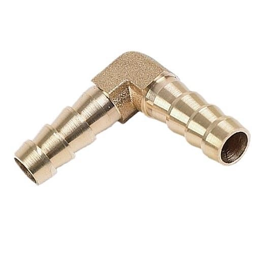 Штуцер кутовий латунний 6 мм