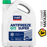 Yuko Антифриз Antifreeze Super G11-40°С 5л зеленый
