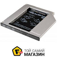 Переходник Optibay Grand-X для Адаптер Grand-X для подключения HDD 2.5" в отсек привода ноутбука SATA/SATA3