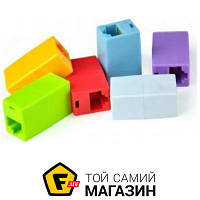 Скарбник Merlion 1+1 RJ45 UTP 5e, Blue (11700)