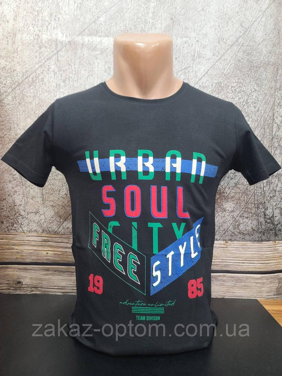 Футболка чоловіча оптом (S-2XL) Туреччина 2646-120368