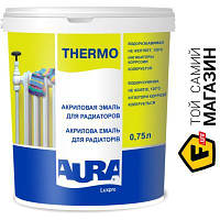 Эмаль Aura Эмаль акриловая радиаторная Luxpro Thermo белый глянец 0TCHK75л
