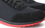 Акція Чорні кросівки сітка кеди повсякденні літнє чоловіче взуття Rosso Avangard Ada SET Black, фото 6