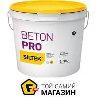 Краска Siltek Краска латексная акриловая Beton Pro База FC шелковистый глянец база под тонировку 9л