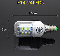 Лампа Epistar E14 кукуруза 9W 24 led