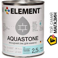 Element Лак фасадный для камня Aquastone глянец 2.5 л