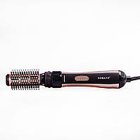 Фен стайлер для волос 2 в 1 керамический 1000 Вт поворотная насадка и щетка фен Sokany SD-903
