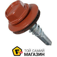 Саморез Expert Fix Саморез кровельный по металлу 4,8x19 мм 20 шт кирпичный RAL 8004 RAL 8004Mme