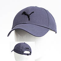 Бейсболка  Puma 6-ти клинка 2 вишивки (преміум) сірий+ч