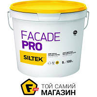 Краска Siltek Краска латексная водоэмульсионная FACADE PRO База FA мат белый 9л