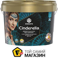 Краска Eskaro Краска акриловая Cinderella шелковистый мат белый 2.7 л