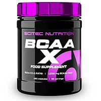 Аминокислота BCAA для спорта Scitec Nutrition BCAA-X 180 Caps UN, код: 8263151