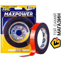 Клейкая лента HPX Монтажная двусторонняя лента Maxpower Outdoor 19 мм x 5 м OT1905 (OT1905 )