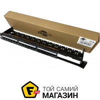 Патч-панель Atcom Патч-панель ATcom P6148 19" 24xRJ-45 UTP 1U cat.6, в сборе