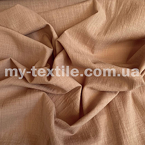 Коттон з імітацією льону Кава з молоком