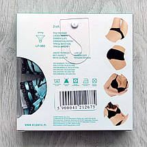 Набір 2 шт. жіночих стрінгів ATLANTIC розмір L із принтом зебра бірюзові, фото 4