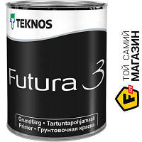 Эмаль Teknos Грунт-эмаль Futura 3 база 1 глубокий мат 2.7л