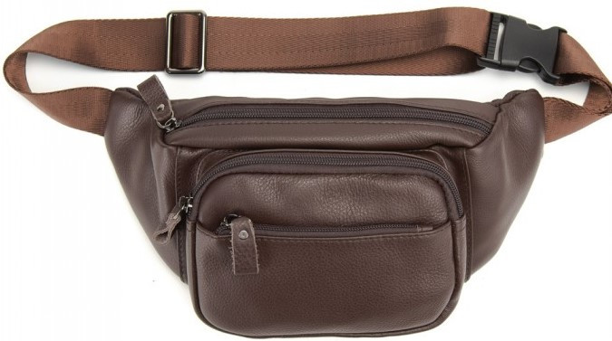 Сумка на пояс Tiding Bag коричневий