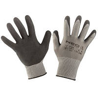 Защитные перчатки Neo Tools рабочие, с латексным покрытием (пена), p. 8 (97-617-8) - Топ Продаж!