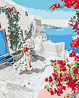 Картина по номерам BrushMe Цветущая Греция 40х50см BS34836 BB, код: 8265726