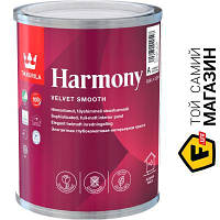 Краска Tikkurila Краска акрилатная водоэмульсионная Harmony база С глубокий мат база под тонировку 0.9л 1.2кг