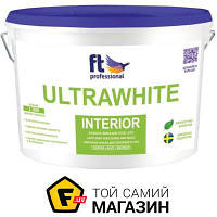 Краска Ft Professional Краска акриловая ULTRAWHITE INTERIOR Base A глубокий мат белый 10 л