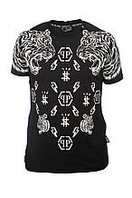 Футболка чоловіча Philipp Plein 24-Y-24503 чорна