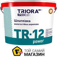 Шпаклевка Triora Шпаклевка TR-12 power влагостойкая 1,5 кг