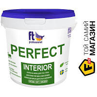 Краска Ft Professional Краска латексная водоэмульсионная Perfect Interior Base А мат белый 1 л
