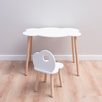 Комплект детский столик со стулом Облака