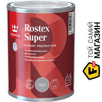 Эмаль Tikkurila Грунтовка антикоррозионная Rostex Super серый мат 1 л