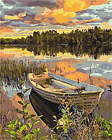 Картина по номерам BrushMe Лодка в плавнях 40х50см BS51980 CS, код: 8264751