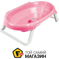 Ванна для купания детей Ok Baby Onda Slim колір малиновий (38956640) - розовый пластик