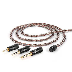 ⇒ TRN RedChain – змінний модульний 4-х житловий посріблений кабель для провідних iem's.