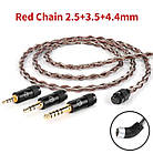 ⇒ TRN RedChain – змінний модульний 4-х житловий посріблений кабель для провідних iem's., фото 2