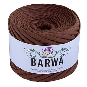 Пряжа трикотажна Barwa (7-9 мм / 50 м), колір Шоколад